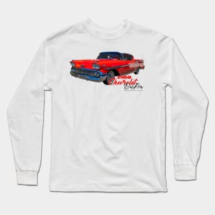 1958 Chevrolet BelAir Impala Sport Coupe Long Sleeve T-Shirt